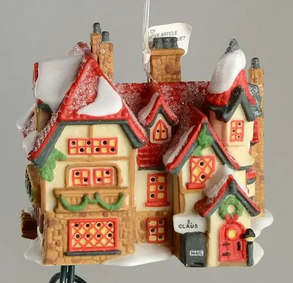 NORTH POLE VILLAGE ORNAMENT  SANTA'S WORKSHOP