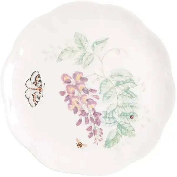 BUTTERFLY MEADOW LUNCH PLATE 9 1/8" EASTERN TAIL BLUE
