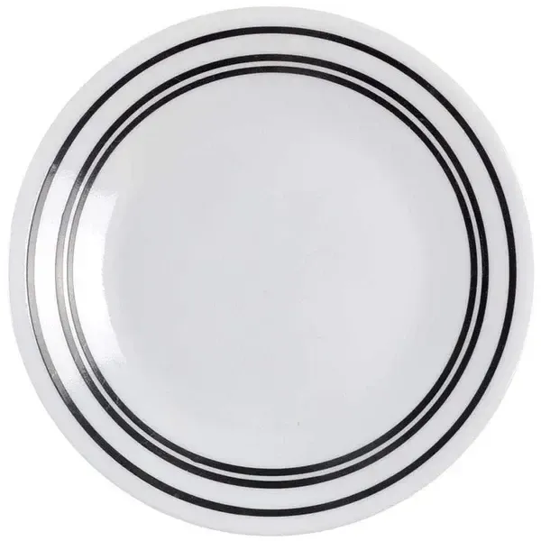 CLASSIC CAFE-BLACK BREAD &amp; BUTTER PLATE 6 3/4"