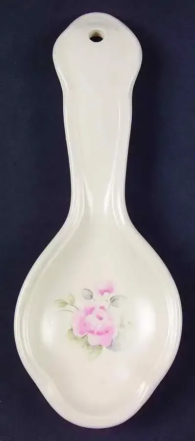 TEA ROSE SPOON REST 9 1/4"