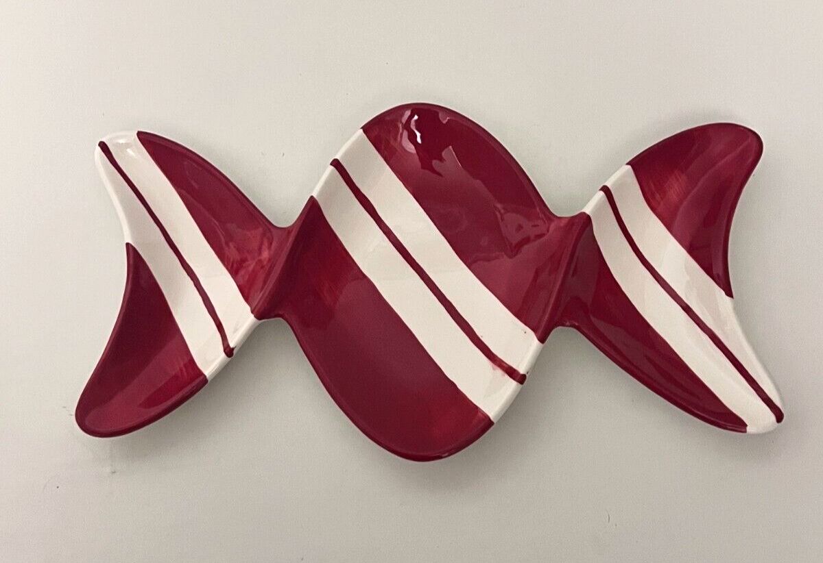 SONOMA PEPPERMINT LANE 13-1/2" TIDBIT