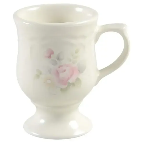 TEA ROSE MUG PEDESTAL 4 3/4"