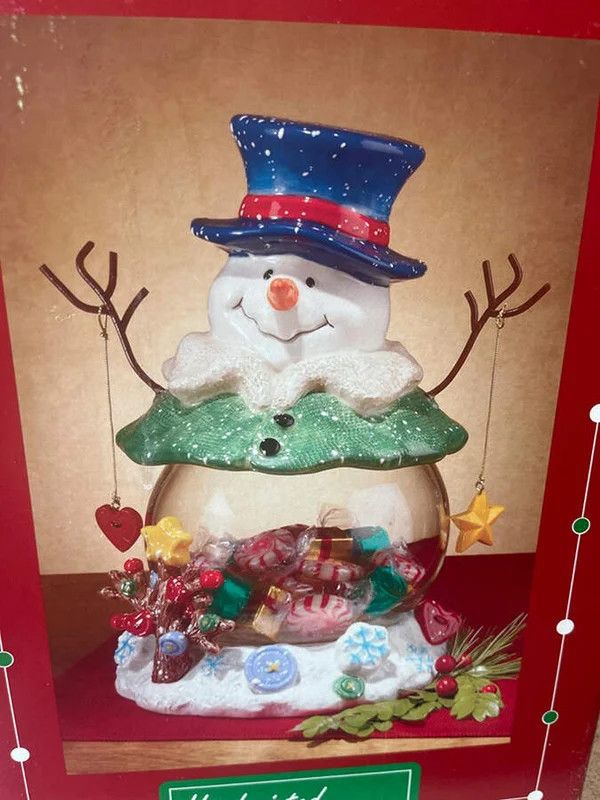 BUTTON UP CANDY TREAT JAR