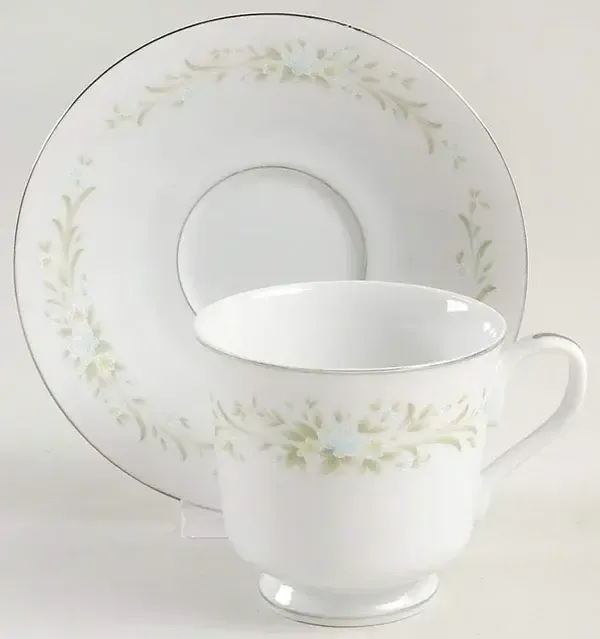 CLARIDGE FOOTED CUP AND SAUCER 3"