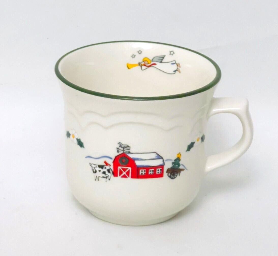 SNOW VILLAGE FLAT CUP 3 1/4'