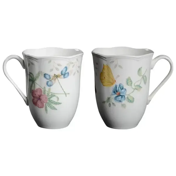 BUTTERFLY MEADOW MUG 4 1/4" DRAGONFLY