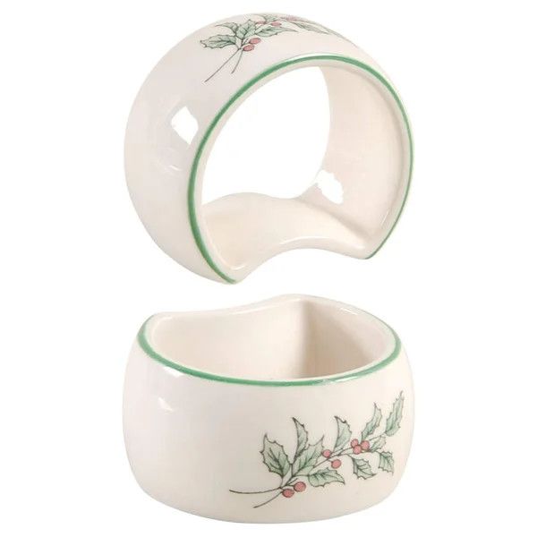 HAPPY HOLIDAY  NAPKIN RING 1 3/4"