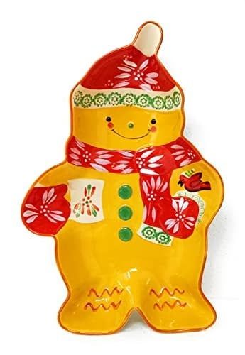 GINGERBREAD MAN PLATTER 16.5"