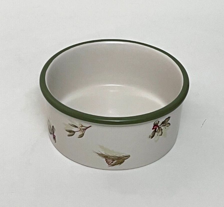 HOLLY GREENS CEREAL BOWL 5 3/8"