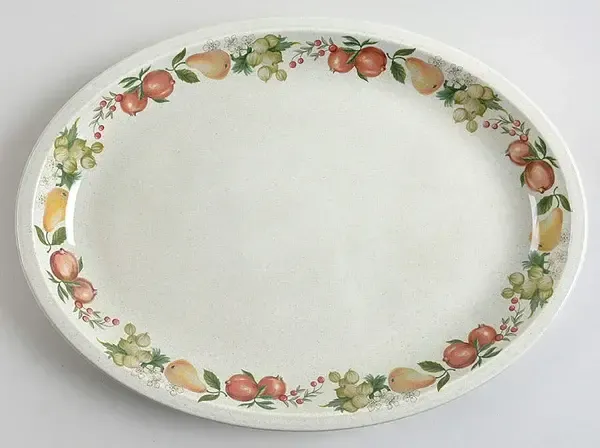 QUINCE OVAL SERVING PLATTER 13"