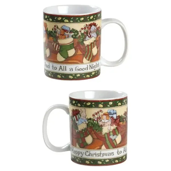 A CHRISTMAS STORY MUG 3 3/4" STOCKINGS