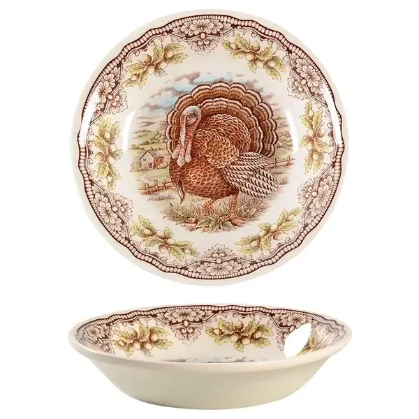 HOMELAND TURKEY SOUP/CEREAL BOWL