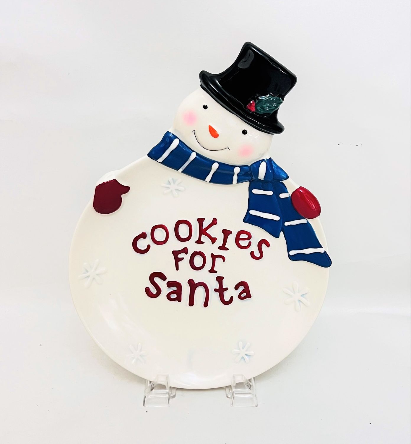 CHILL OUT COOKIES FOR SANTA PLATE