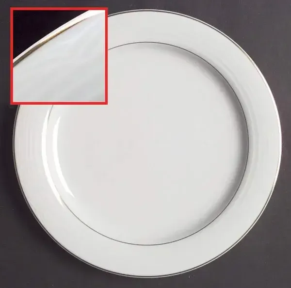 ARCTIC GOLD DINNER PLATE 10 5/8"