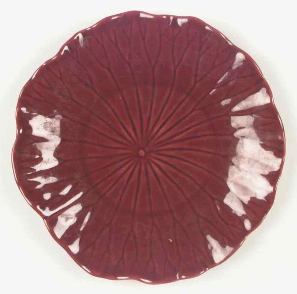 LOTUS CRANBERRY DINNER PLATE 10 3/8"