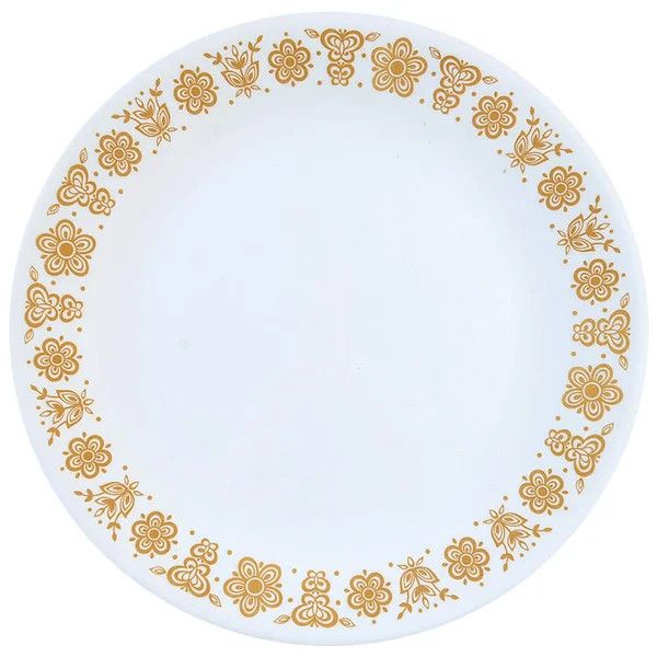 BUTTERFLY GOLD DINNER PLATE 10 1/4"