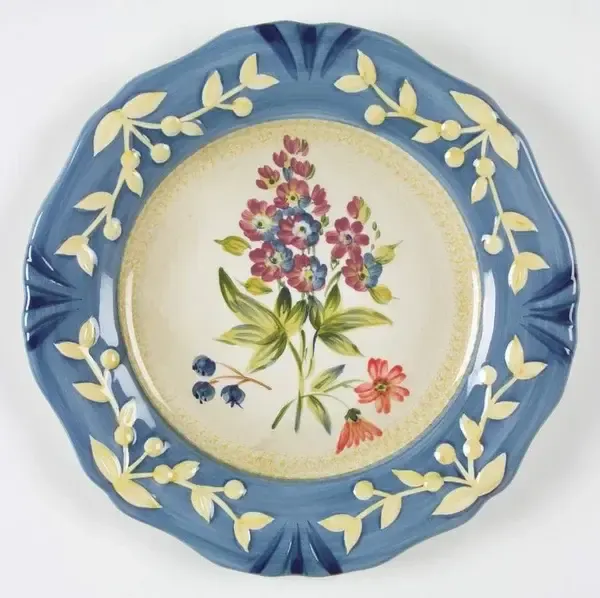 FLORA SALAD PLATE 8 1/2'