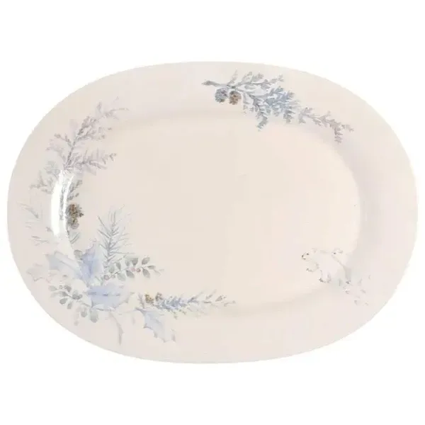 WINTER FROST PLATTER 14 1/2"