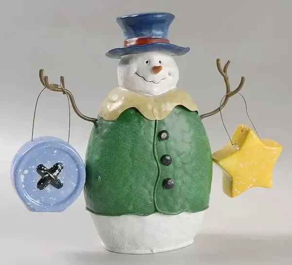 BUTTON UP FIGURAL SALT &amp; PEPPER