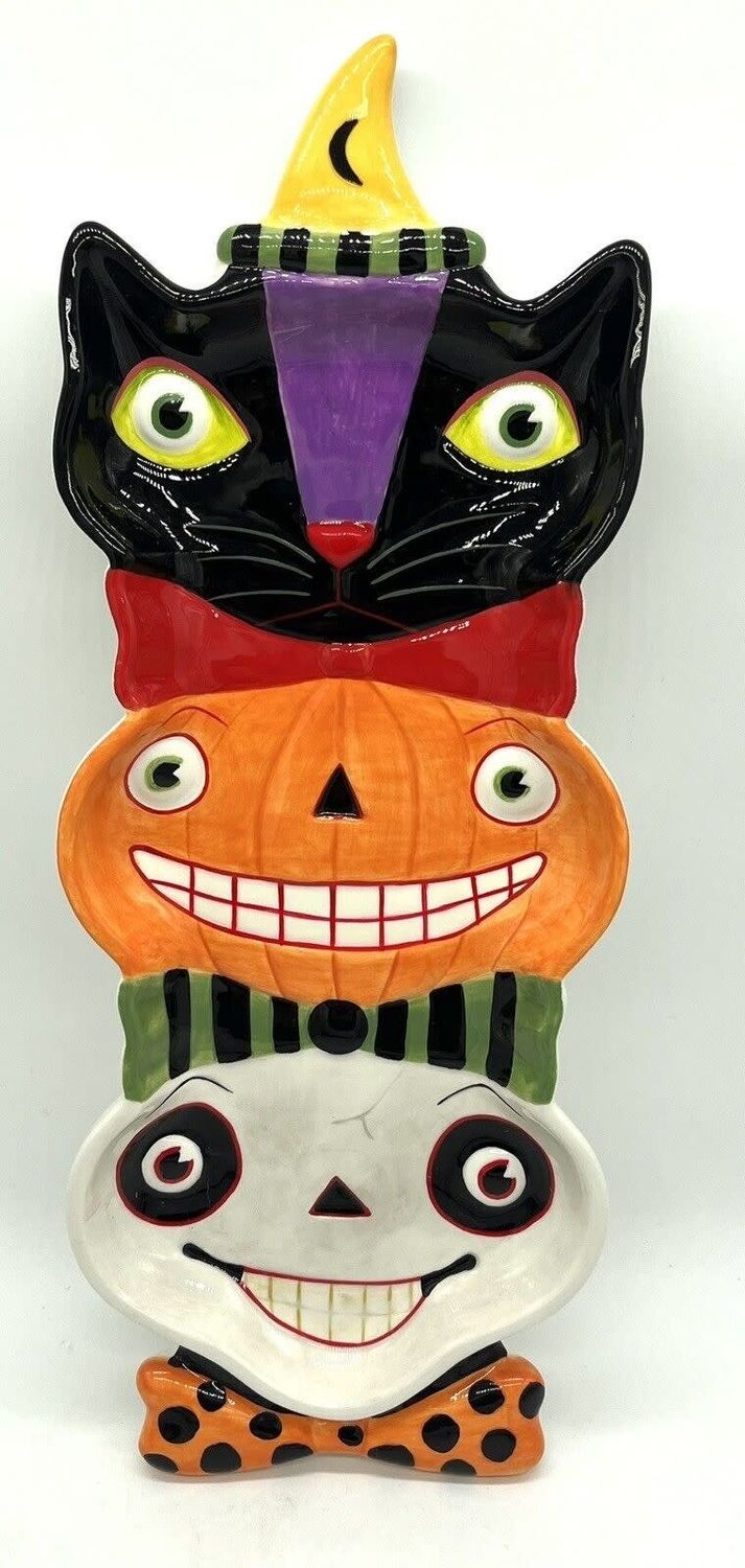 HALLOWEEN CANDY DISH/ TRAY 12 1/4"