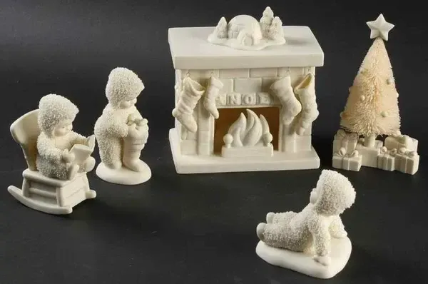 SNOWBABIES CHRISTMAS MORNING SET