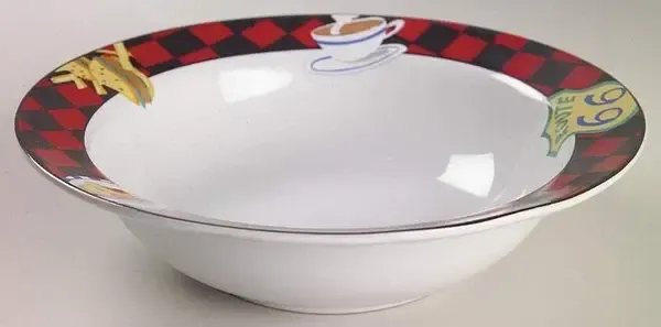 ROADSIDE RIM SOUP BOWL 8 3/8"