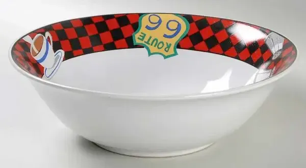 ROADSIDE ROUND VEGETABLE BOWL 9"