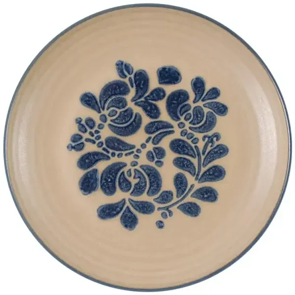 FOLK ART DINNER PLATE 10"