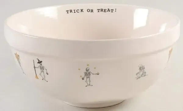 SKELETON SERVING BOWL 10 "