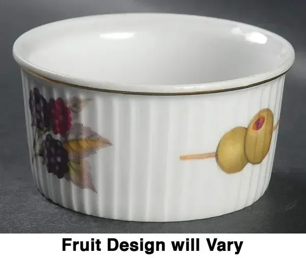 EVESHAM GOLD RAMEKIN 3 1/4&quot;
