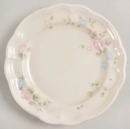 TEA ROSE SALAD PLATE