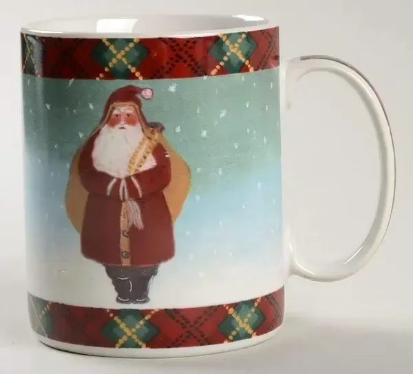 FATHER CHRISTMAS MUG 3 7/8"