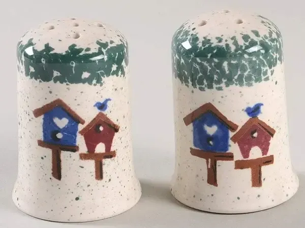 BIRD HOUSE SALT AND PEPPER SET