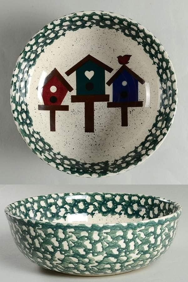 BIRDHOUSE CEREAL BOWL 6"
