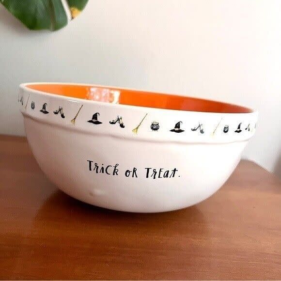 TRICK OR TREAT SERVING BOWL 10"