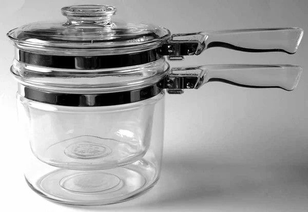 DOUBLE BOILER  SAUCEPAN &amp; LID