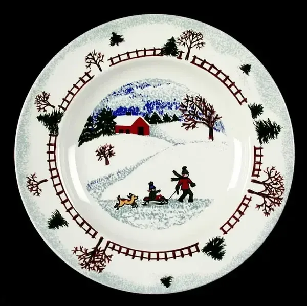 WINTERSIDE SALAD PLATE 8 5/8'