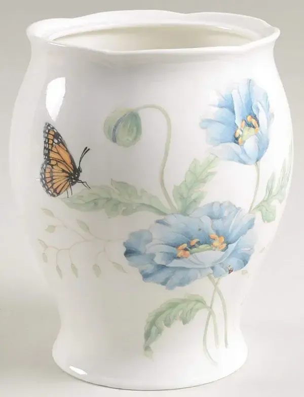 BUTTERFLY MEADOW CANISTER NO LID 6 1/2"