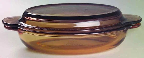 VISIONS AMBER CASSERETTE OVAL