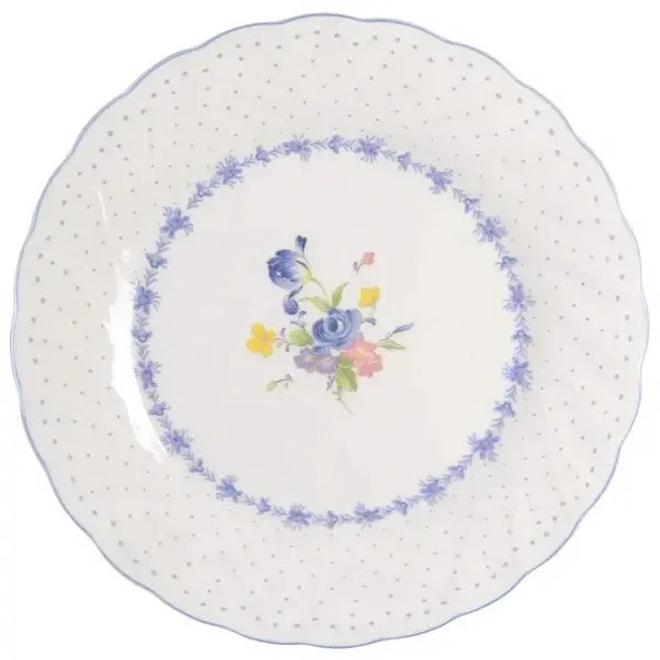 BLUE PEONY DINNER PLATE 10 3/4”