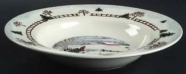 WINTERSIDE LARGE RIM SOUP BOWL 10"