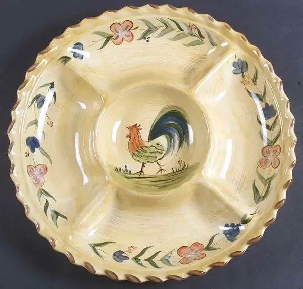 ROOSTER CHIP &amp; DIP 16 1/2"