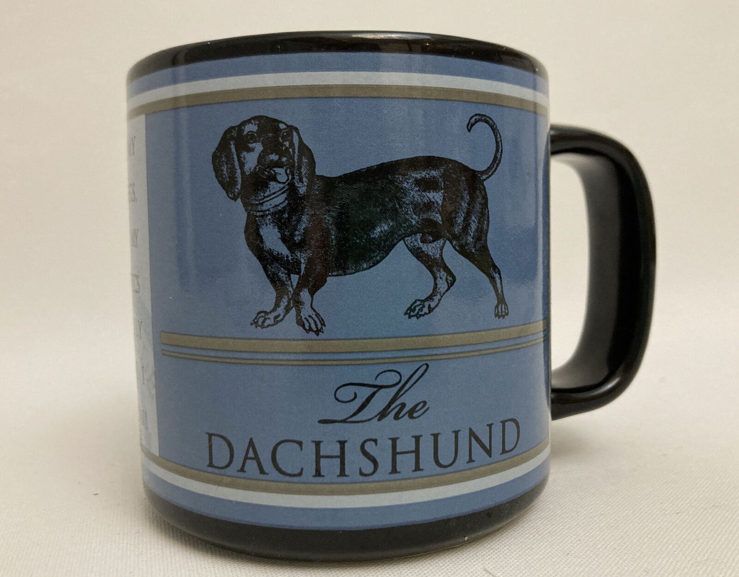 THE DACHSHUND MUG 3 3/4"