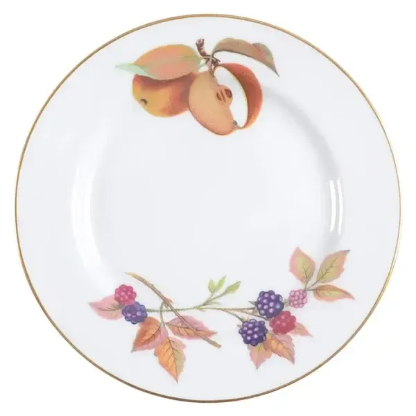 EVESHAM GOLD BREAD &amp; BUTTER ENGLAND 6 5/8"