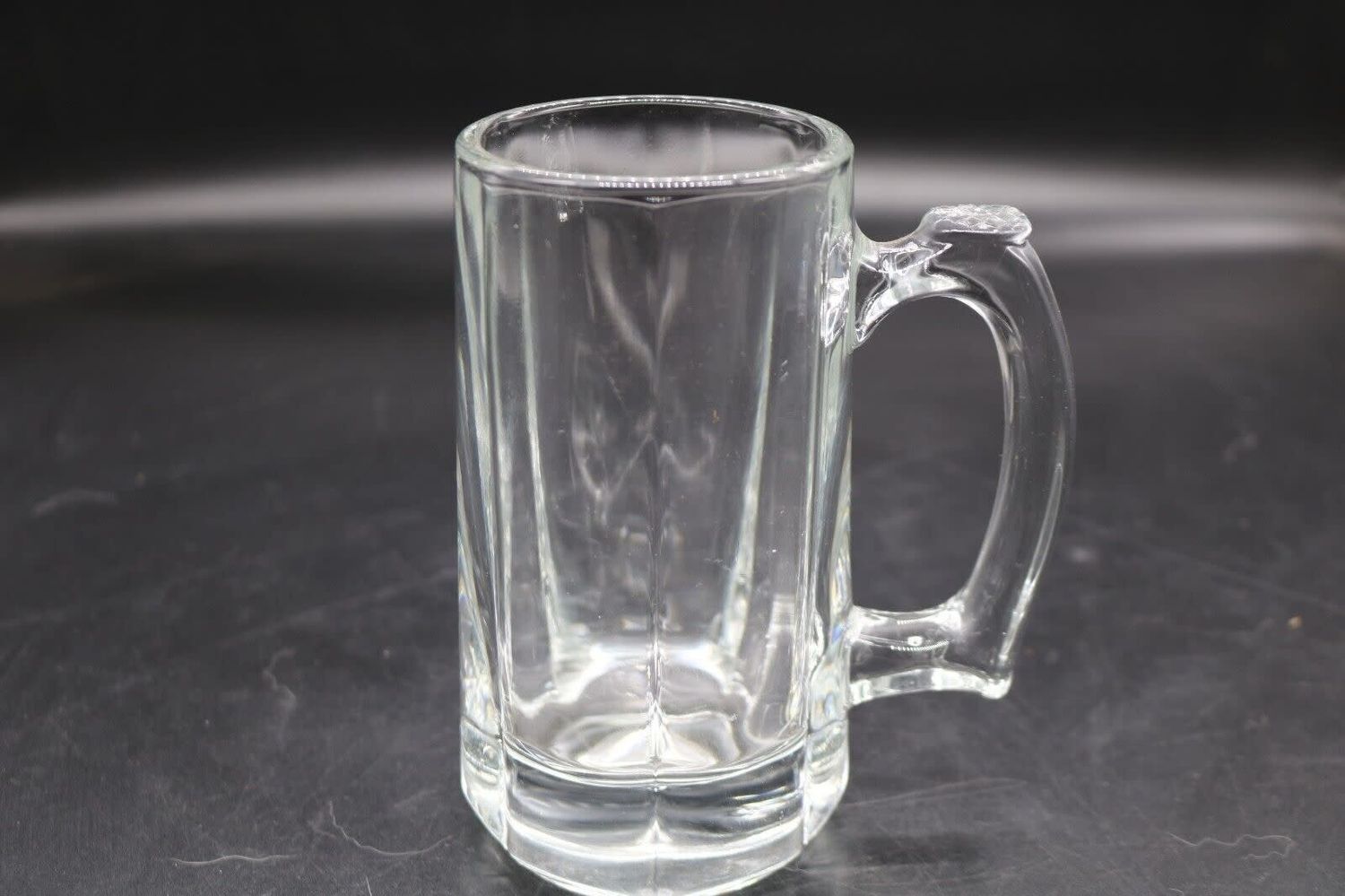 PANEL BEER MUG 6" THUMB PRINT HANDLE