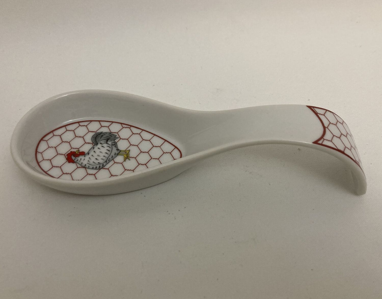 CHICKEN WIRE HEN SPOON REST 8 1/2"