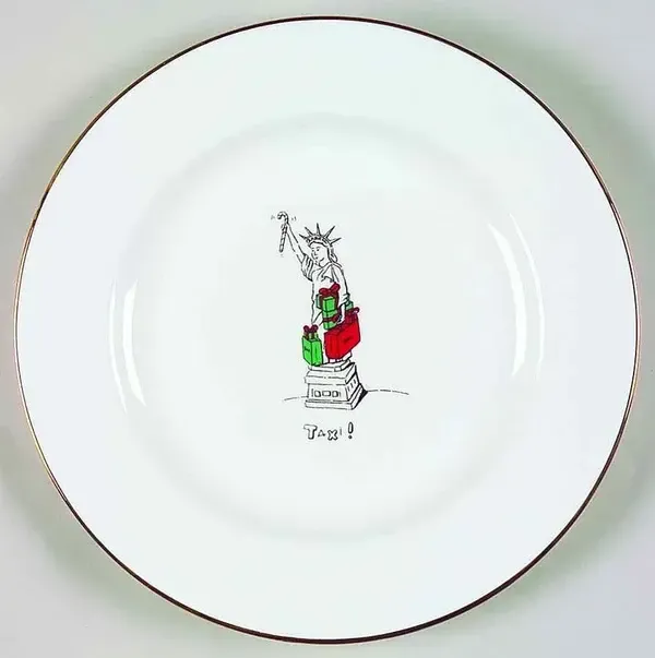 AMERICAN COLLECTION SALAD PLATE 8 1/4"