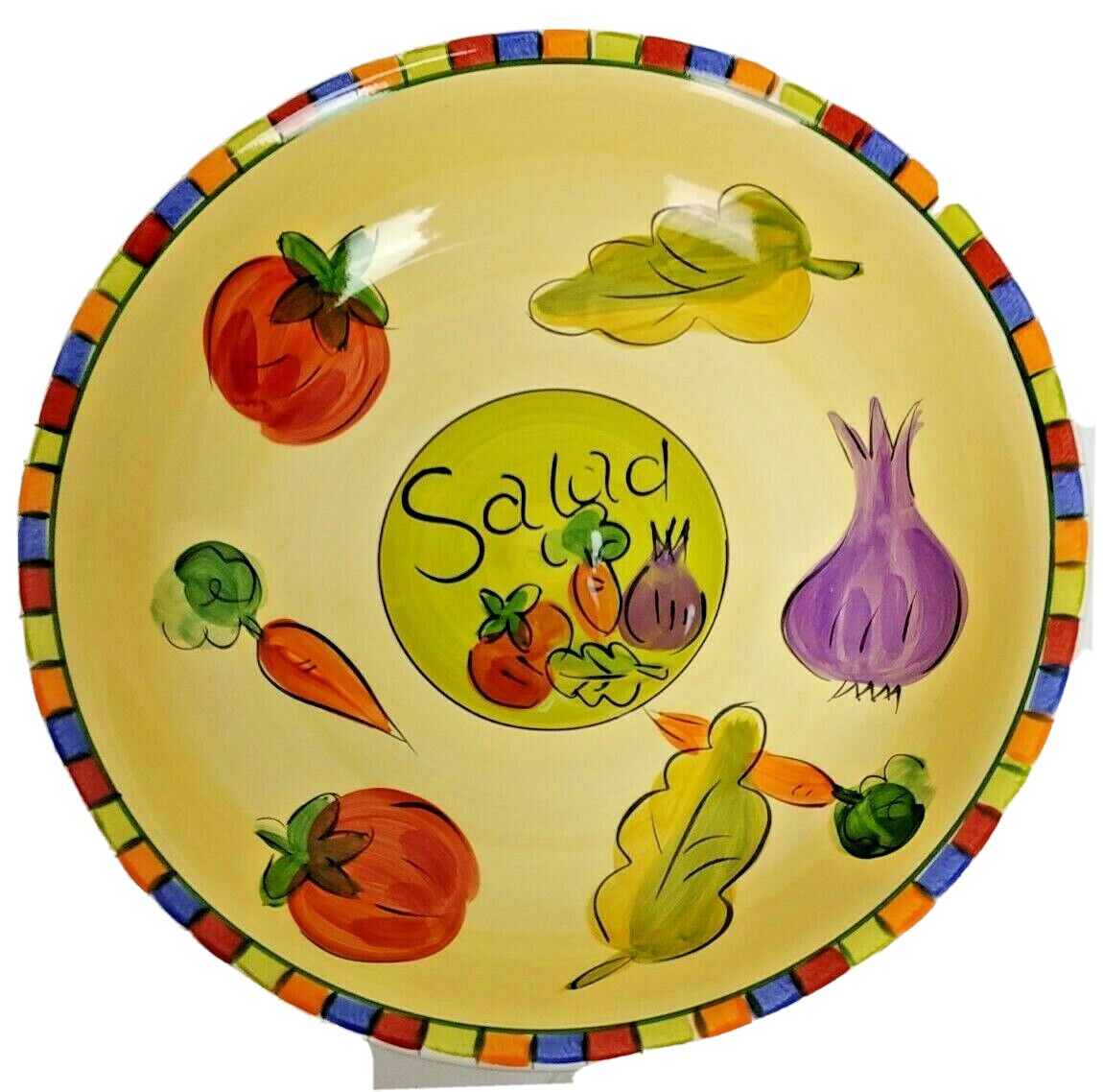 SALAD FOR 4 LARGE SERVING BOWL 13"