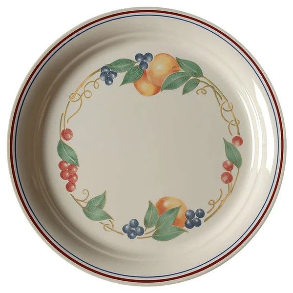 ABUNDANCE DINNER PLATE 10 1/4" INDENTED