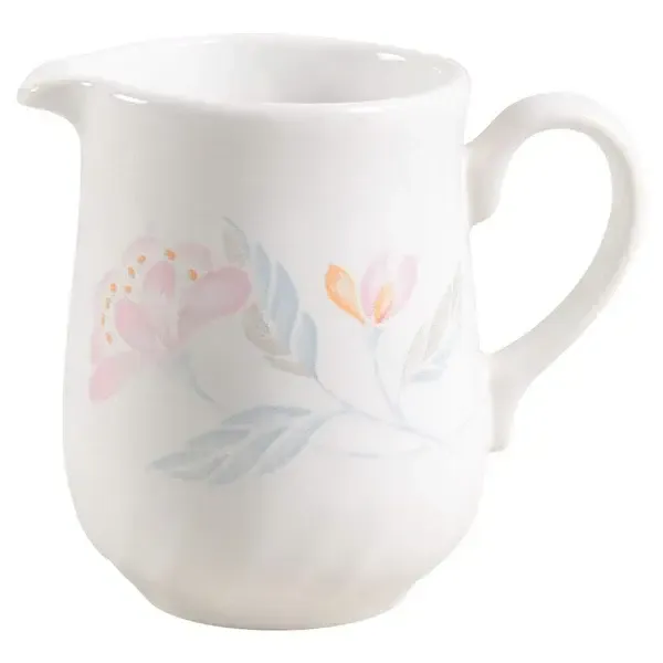PINK TRIO CREAMER 4 1/4" STONEWARE